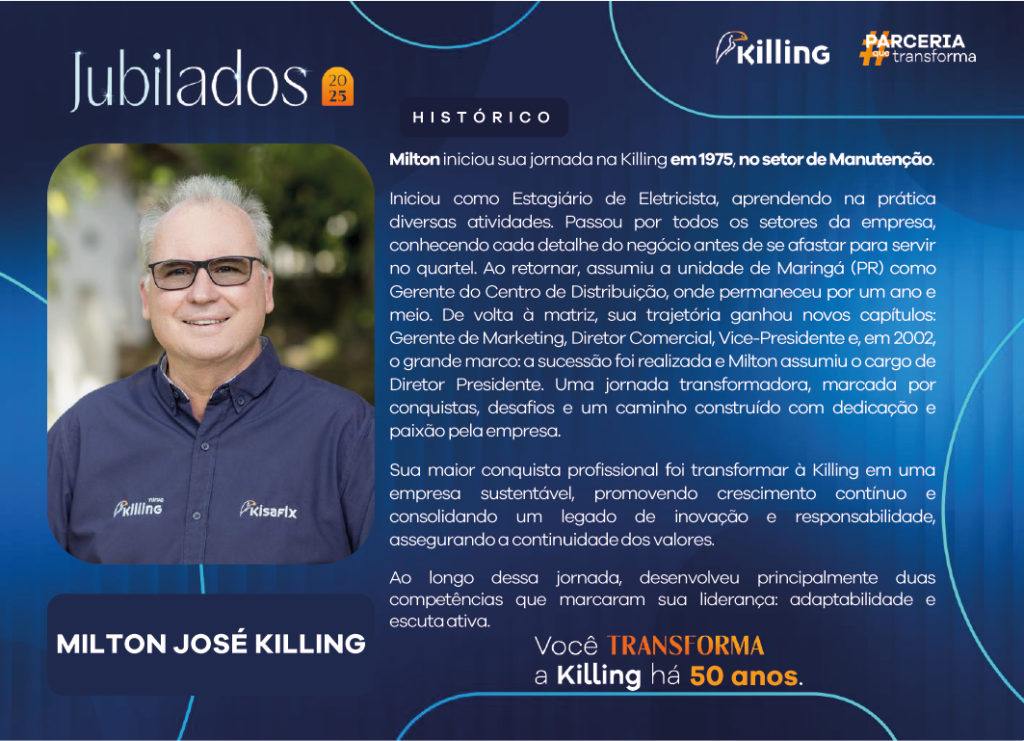 MILTON JOSE KILLING